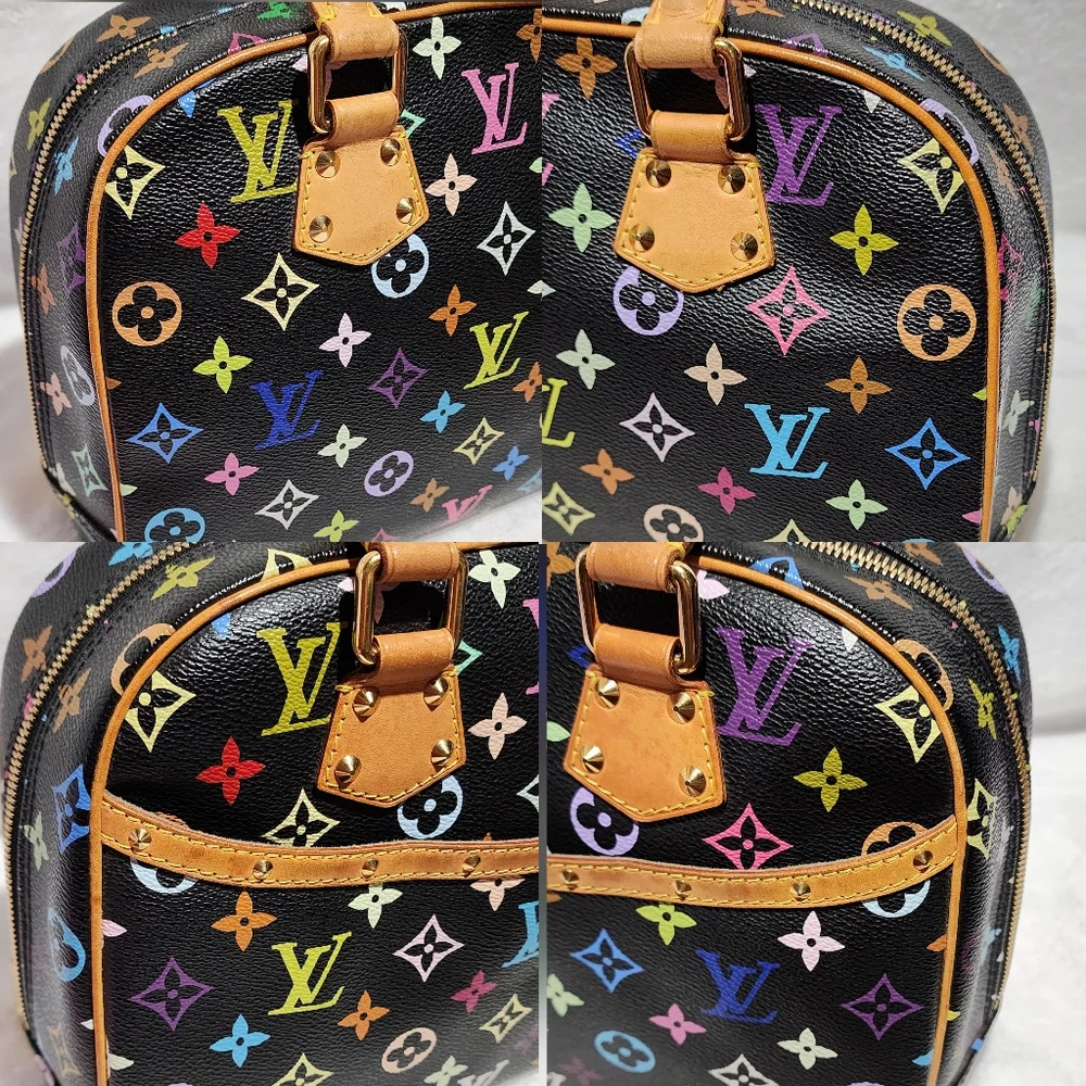 Authentic Louis Vuitton Black multicolor trouville - Picture 10 of 14